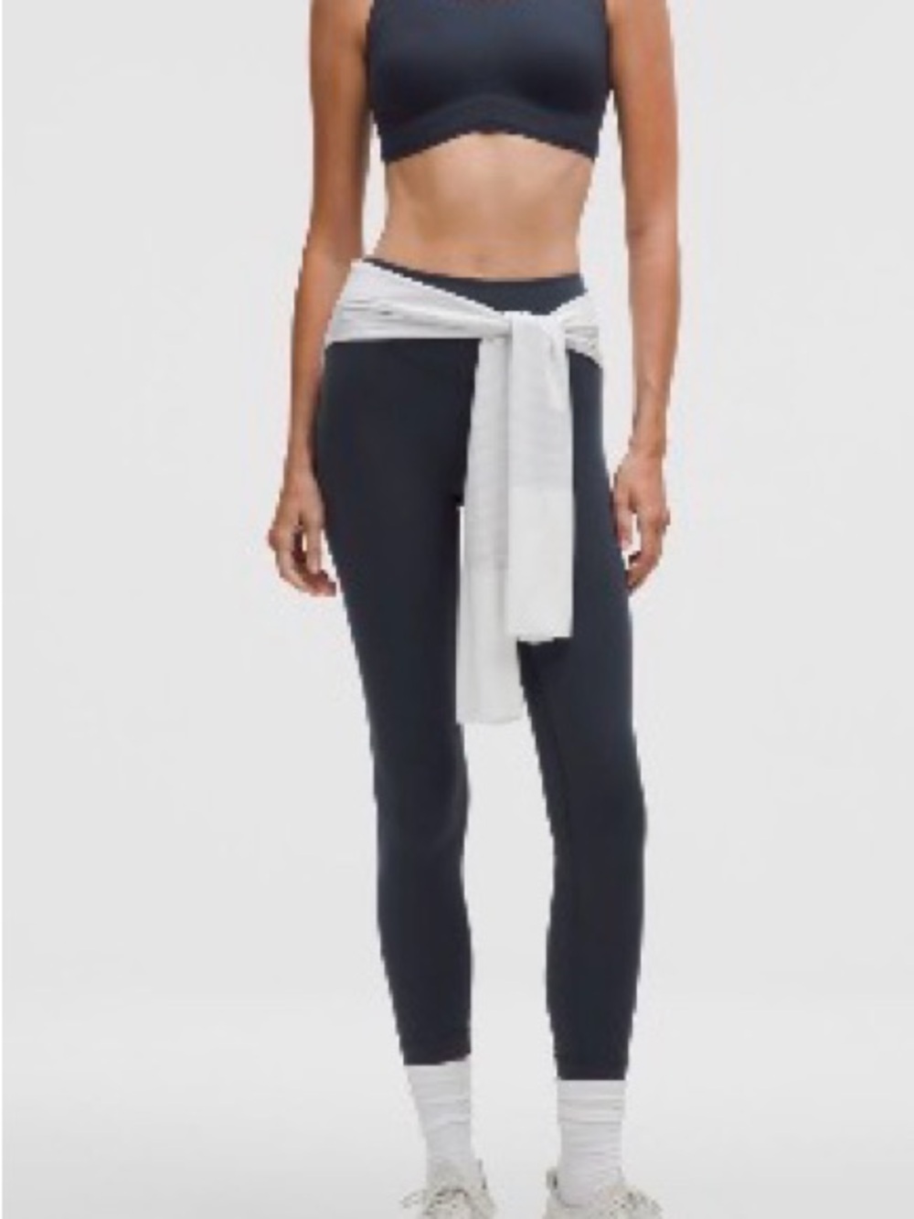 lululemon athletica Navy WunderUnder Snooth Cover leggings high rise